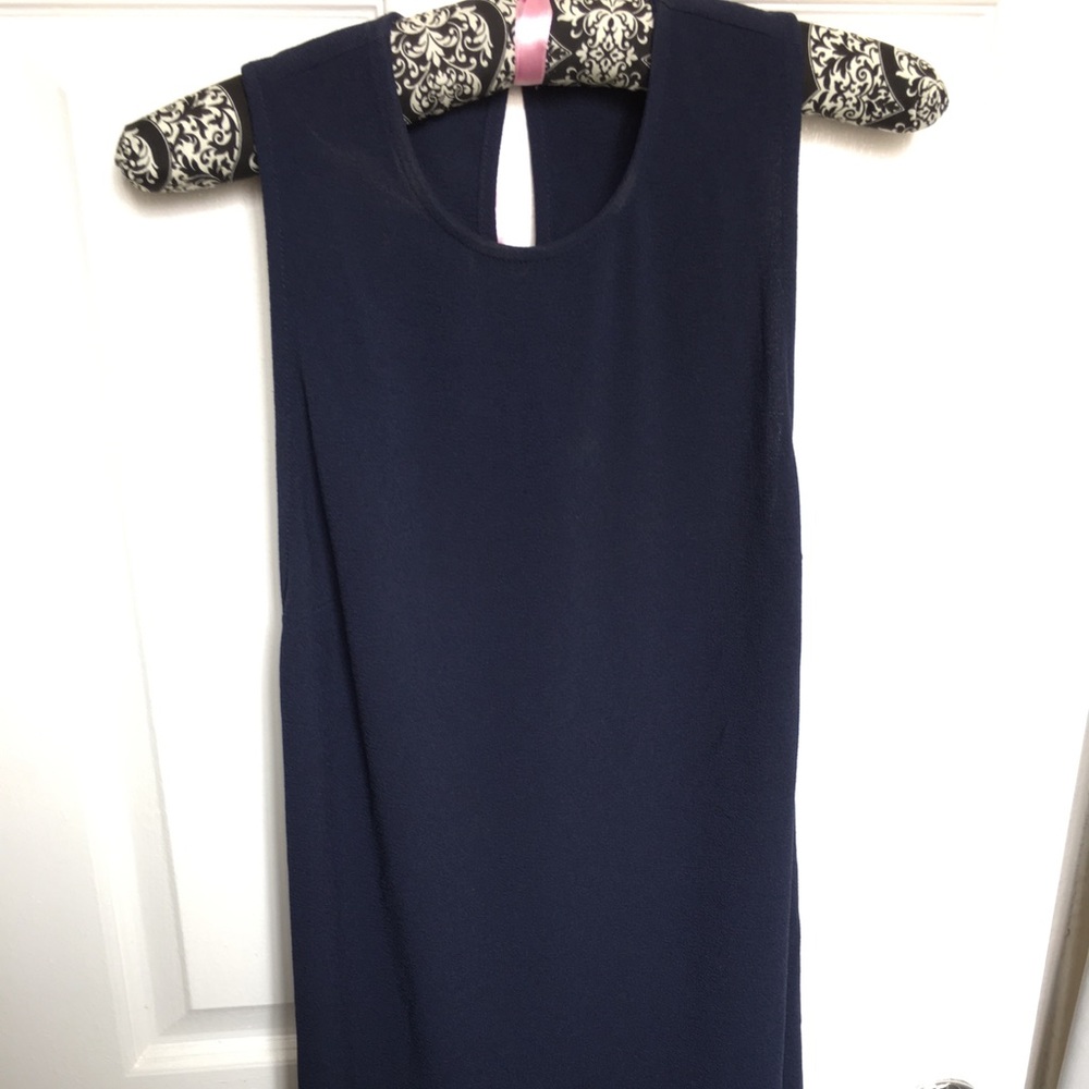 American Apparel blue tank top dress!